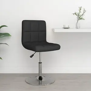 vidaXL Tabouret de bar Noir Similicuir pas cher
