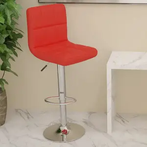 Comparateur de prix : vidaXL Vidaxl Tabouret De Bar Rouge Similicuir