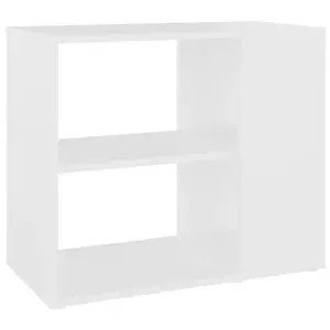 vidaXL Armoire latérale Blanc 60x30x50 cm Aggloméré pas cher