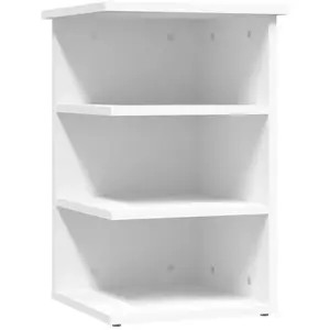 vidaXL Armoire latérale Blanc 35x35x55 cm Aggloméré pas cher