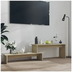 vidaXL Meuble TV Chêne sonoma 180x30x43 cm Aggloméré pas cher