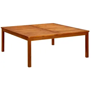 vidaXL Table basse de jardin 110x110x45 cm Bois solide d'acacia pas cher