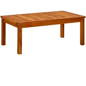 vidaXL Table basse de jardin 90x50x36 cm Bois solide d'acacia pas cher