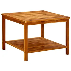 vidaXL Table basse 60x60x45 cm Bois d'acacia solide pas cher