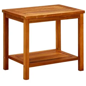 vidaXL Table basse 50x35x45 cm Bois d'acacia solide pas cher