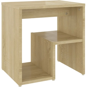 vidaXL Tables de chevet 2 pcs Chêne sonoma 40x30x40 cm Aggloméré pas cher