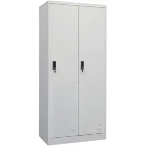 Comparateur de prix : vidaXL Garde-robe Gris clair 80x50x180 cm Acier