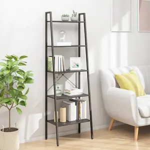 Comparateur de prix : vidaXL Étagère sur pied 5 niveaux Noir 56x35x174 cm