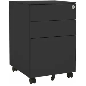 vidaXL Classeur mobile Anthracite 39x45x60 cm Acier pas cher