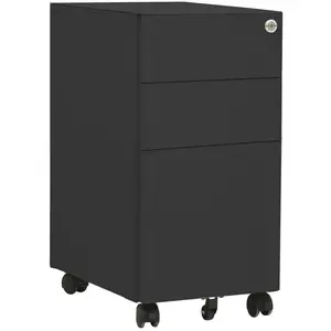 vidaXL Classeur mobile Anthracite 30x45x59 cm Acier pas cher