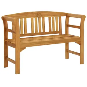 vidaXL Banc de jardin 114 cm bois d'acacia solide pas cher