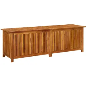 Comparateur de prix : vidaXL Boîte de rangement de jardin 175x50x58 cm Bois d'acacia solide