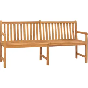 vidaXL Banc de jardin 180 cm bois de teck solide pas cher