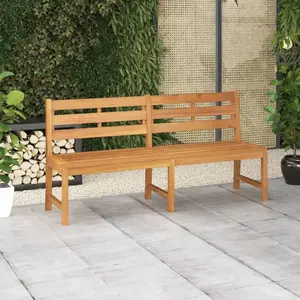 Comparateur de prix : vidaXL Banc de jardin 180 cm bois de teck solide