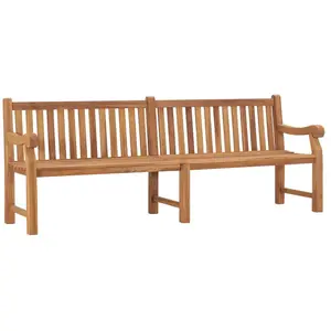 Comparateur de prix : vidaXL Banc de jardin 228 cm bois de teck solide