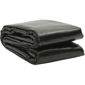 Comparateur de prix : vidaXL Couverture de piscine rectangulaire 600x400 cm PE Noir