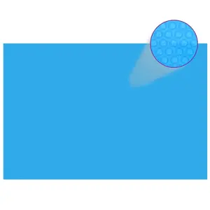 Comparateur de prix : vidaXL Couverture de piscine rectangulaire 600x400 cm PE Bleu