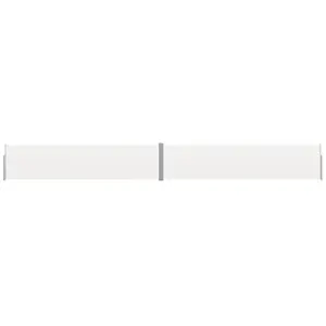 vidaXL Auvent latéral rétractable de patio 170x1200 cm Crème pas cher