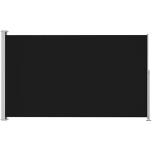 vidaXL Auvent latéral rétractable de patio 200x300 cm Noir pas cher