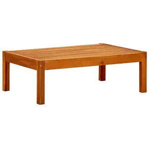 vidaXL Table de jardin 85x57x29 cm Bois d'acacia massif pas cher