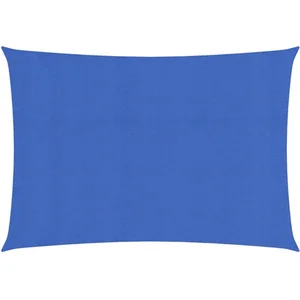 vidaXL Voile d'ombrage 160 g/m² Bleu 2x4 m PEHD pas cher
