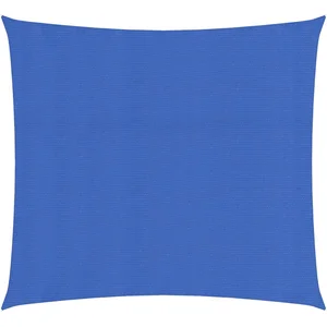vidaXL Voile d'ombrage 160 g/m² carré bleu 5x5 m PEHD pas cher