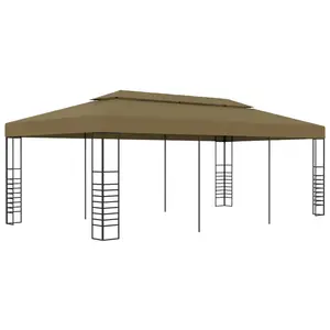 vidaXL - Prieel - 180 - g/m² - 6x3x2,7 - m - taupe pas cher