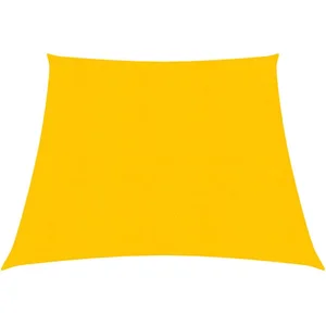 vidaXL Voile d'ombrage 160 g/m² Jaune 3/4x3 m PEHD pas cher
