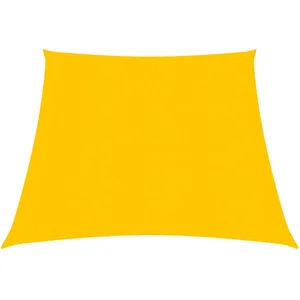 vidaXL Voile d'ombrage 160 g/m² Jaune 3/4x2 m PEHD pas cher
