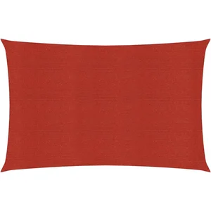 vidaXL Voile d'ombrage 160 g/m² Rouge 2x3 m PEHD pas cher