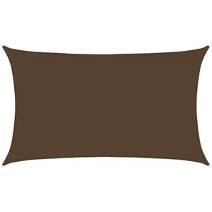 Comparateur de prix : vidaXL Voile d'ombrage 160 g/m² Marron 5x8 m PEHD