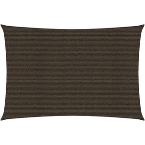 vidaXL Voile d'ombrage 160 g/m² Marron 2x4 m PEHD pas cher
