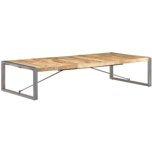 vidaXL Table basse 180x90x40 cm Bois de manguier brut pas cher
