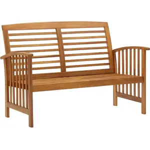 vidaXL Banc de jardin 119 cm bois d'acacia solide pas cher