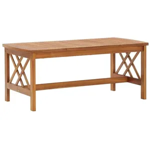 vidaXL Table basse 102x50x43 cm Bois d'acacia solide pas cher