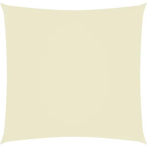 Comparateur de prix : vidaXL Voile de parasol tissu oxford carré 5x5 m crème