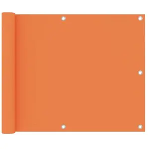 vidaXL Écran de balcon Orange 75x300 cm Tissu Oxford pas cher