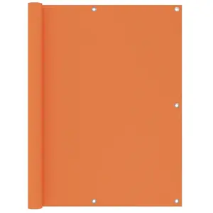 vidaXL Écran de balcon Orange 120x400 cm Tissu Oxford pas cher