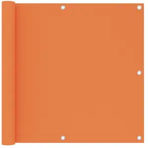 vidaXL Écran de balcon Orange 90x400 cm Tissu Oxford pas cher