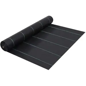 Comparateur de prix : vidaXL Toile de paillage Noir 2x150 m PP