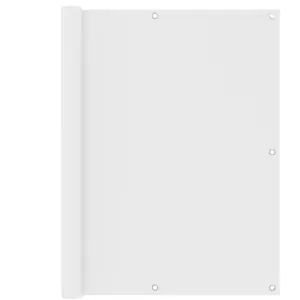 vidaXL Écran de balcon Blanc 120x300 cm Tissu Oxford