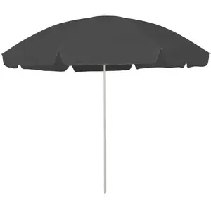 vidaXL Parasol de plage anthracite 300 cm pas cher