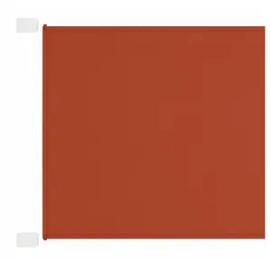 vidaXL Auvent vertical Terre cuite 180x1000 cm Tissu oxford pas cher