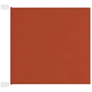 vidaXL Auvent vertical Terre cuite 140x420 cm Tissu oxford pas cher