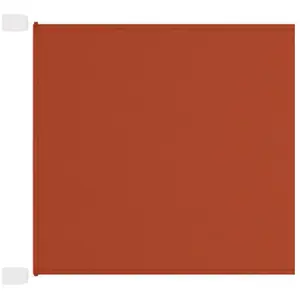 vidaXL Auvent vertical Terre cuite 140x600 cm Tissu oxford pas cher