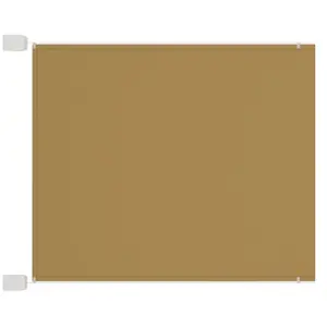 vidaXL Auvent vertical Beige 140x420 cm Tissu oxford pas cher