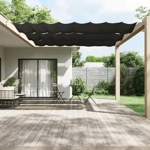 vidaXL Auvent vertical Anthracite 180x1200 cm Tissu oxford pas cher