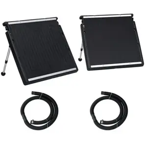 vidaXL Panneau de chauffage solaire à double piscine 150x75 cm pas cher