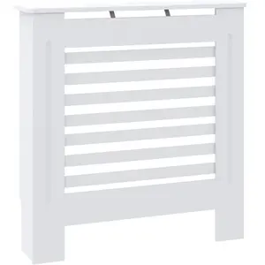 Comparateur de prix : vidaXL Cache-radiateur MDF Blanc 78 cm