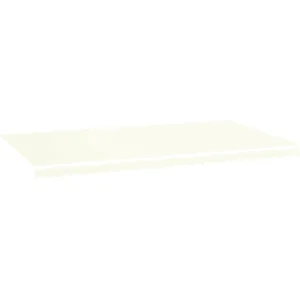 vidaXL Tissu de remplacement pour auvent Crème 6x3,5 m pas cher